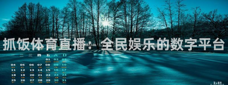 抓饭体育直播：全民娱乐的数字平台