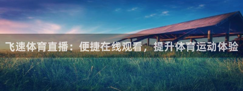 飞速体育直播：便捷在线观看，提升体育运动体验
